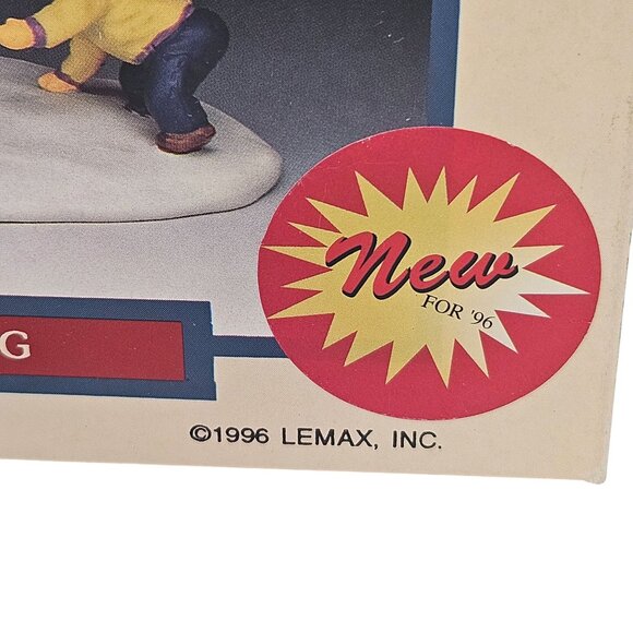 Lemax Figurine Playing Lead Frog Porcelain Christmas Decor Vintage Holiday - Picture 3 of 10